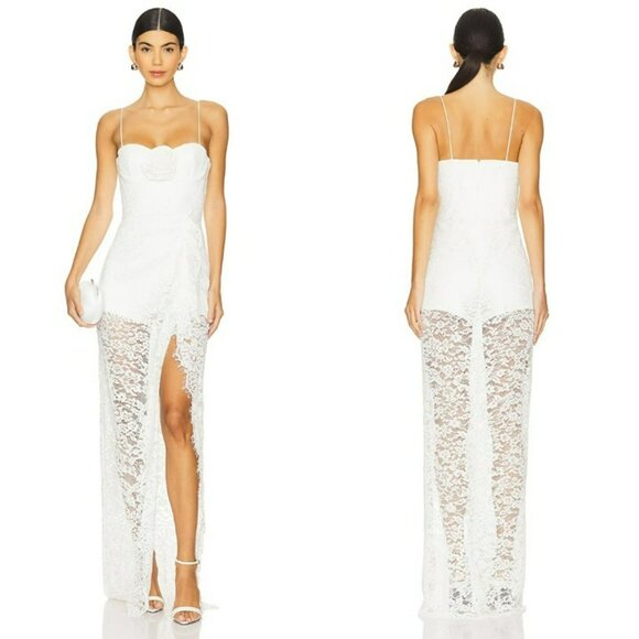 Lovers and Friends Daniela Gown - White - Picture 1 of 12